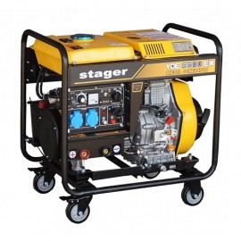 Generator de sudura si de curent diesel Stager YDE6500EW